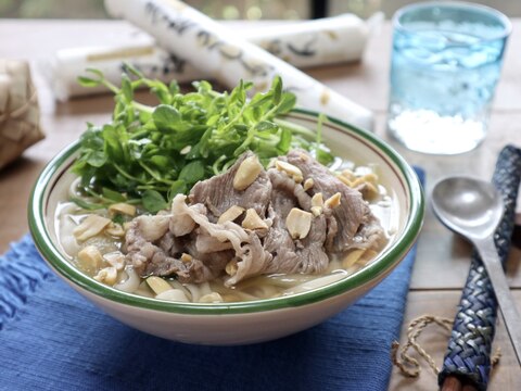 牛肉のフォー風きしめん